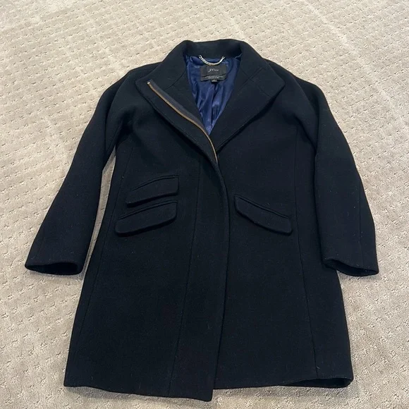 J. Crew Italian Wool Stadium Cloth Cocoon Coat - Picture 3 of 10